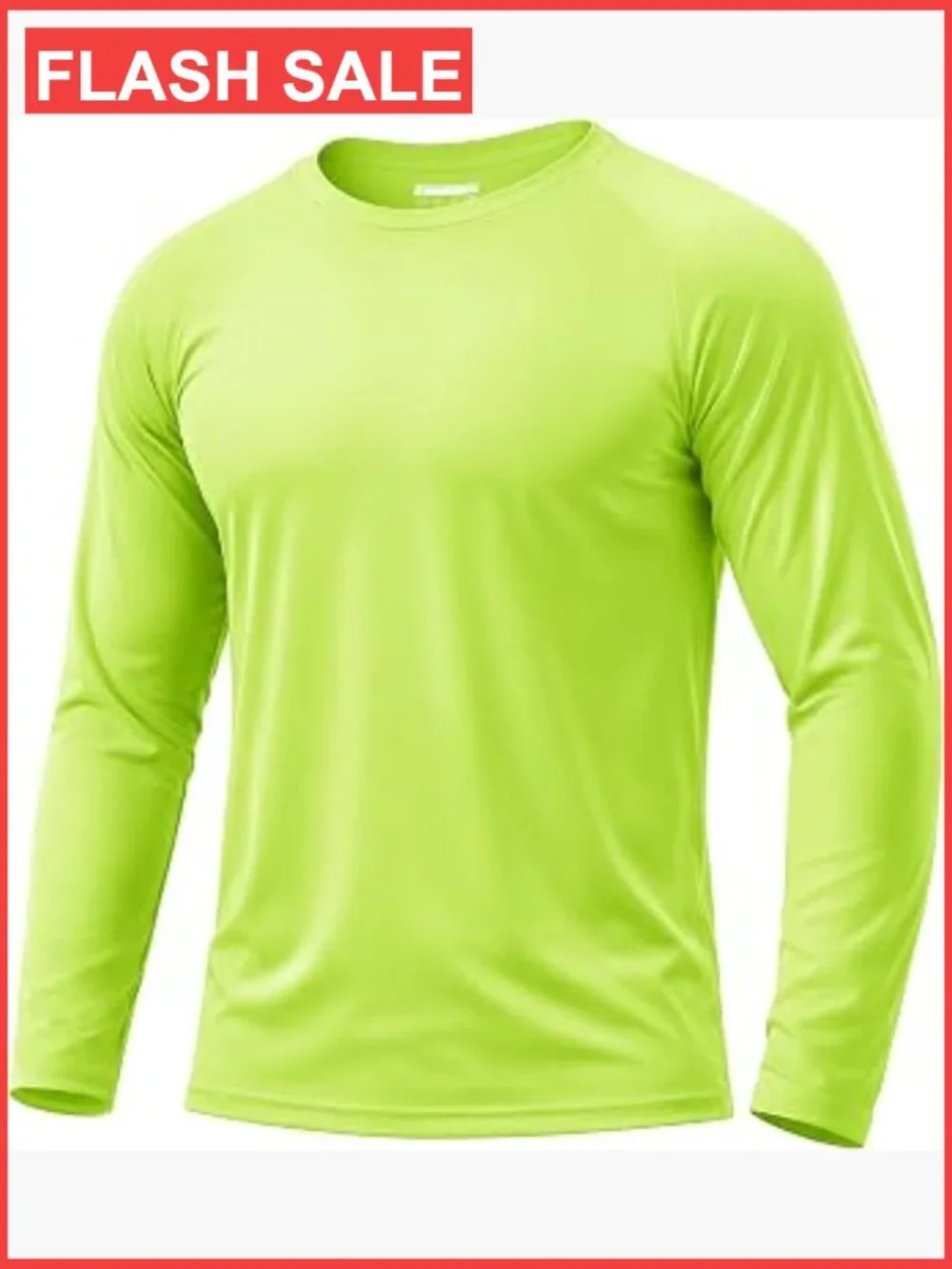 Men's UPF 50+ Long Sleeve Rash Guard Shirt Quick Dry UV Sun Protection Swim Tee